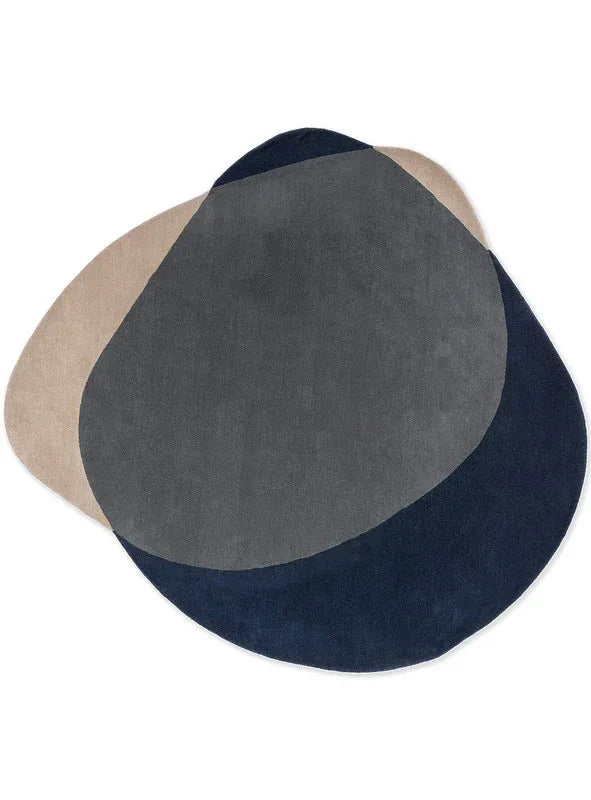 Midnight Eclipse Hand-Tufted Wool Rug