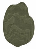 Sage Flow Abstract Hand-Tufted Wool Rug