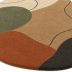 Terra Wave Abstract Hand-Tufted Rug