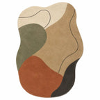 Terra Wave Abstract Hand-Tufted Rug